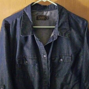 Cavalini design Sz. 2X denim top